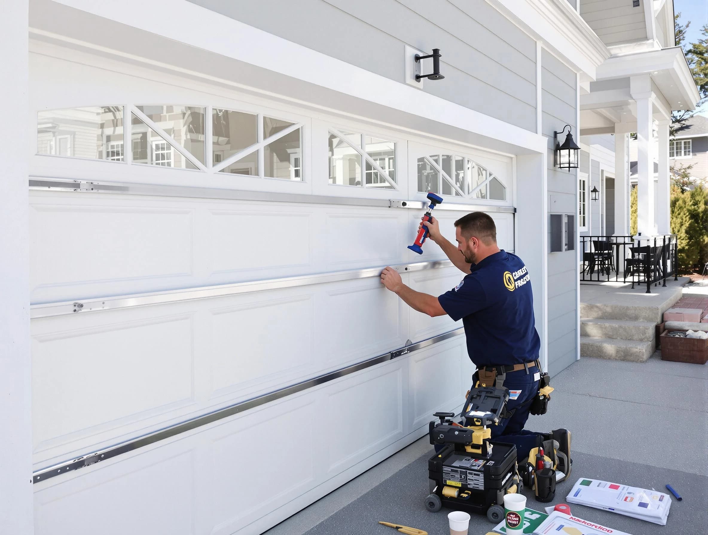 Professional garage door installation by West Bountiful Garage Door Repair in West Bountiful