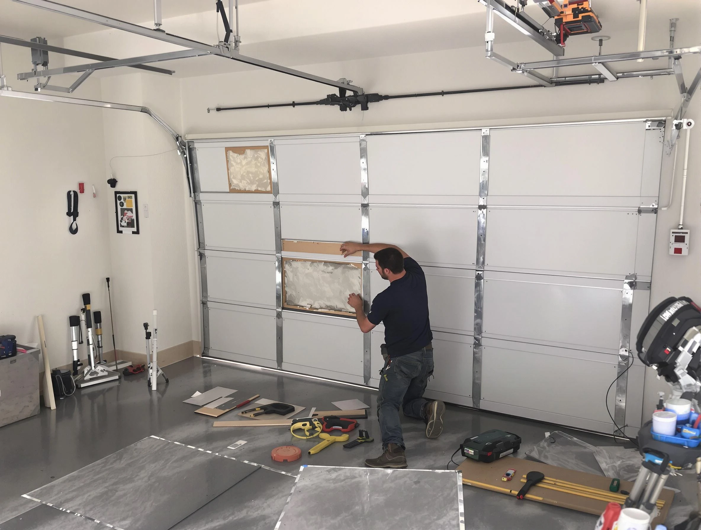 Garage Door Panel Repair in West Bountiful
