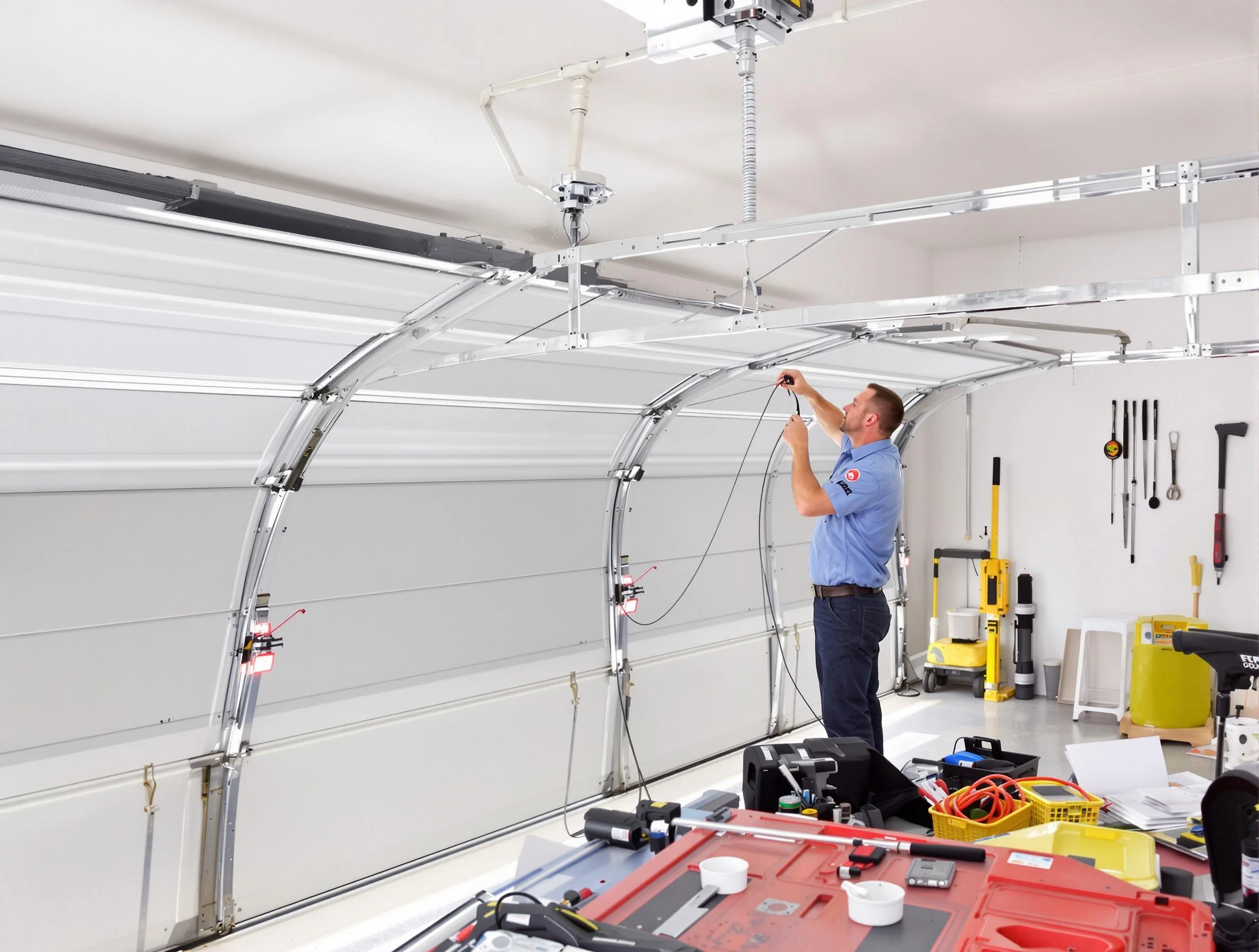 Garage door cable repair service by West Bountiful Garage Door Repair in West Bountiful